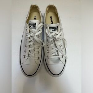Converse Women's Chuck Taylor All Star Lift Platform Denim Sneakers size 9